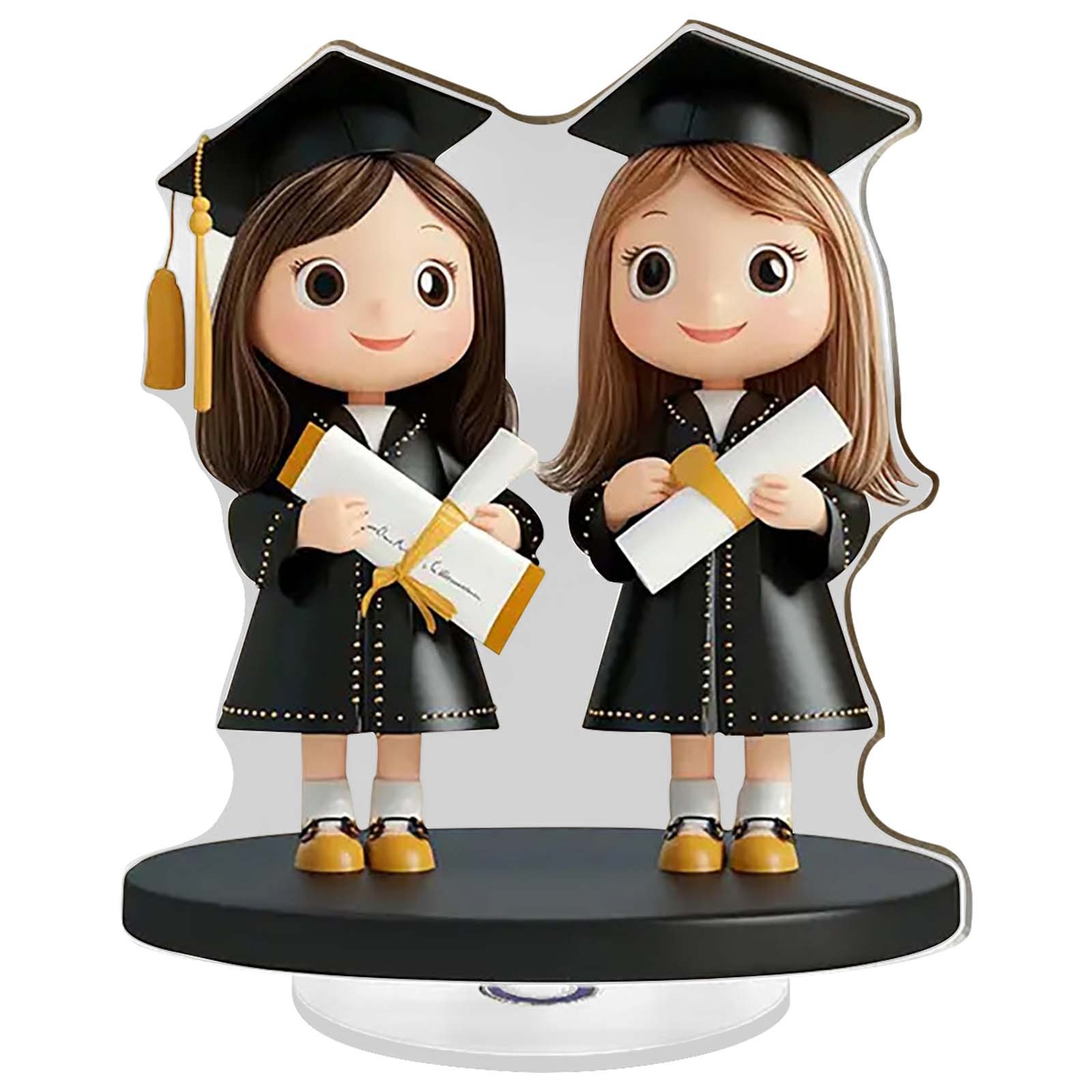 Moocorvic Acrylic Personalized 2025 Graduation Tabletop Sign Decor Party Supplies Class of 2025 Gift for High School College University